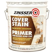 ZINSSER Cover Stain White Oil-Based Alkyd Primer and Sealer 5 gal 03550